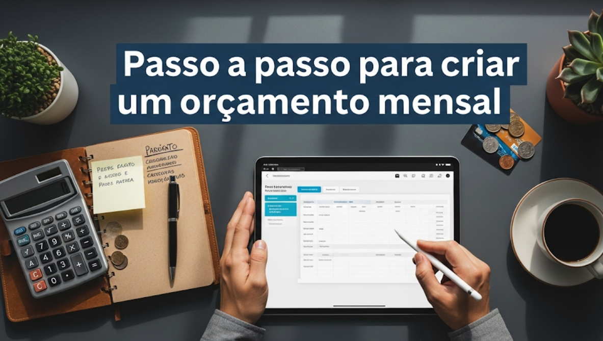 Passo a passo para criar um orçamento mensal