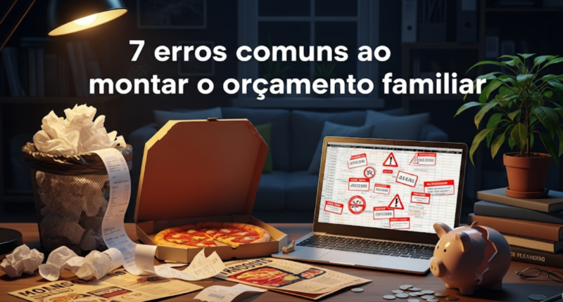 7 erros comuns ao montar o orçamento familiar