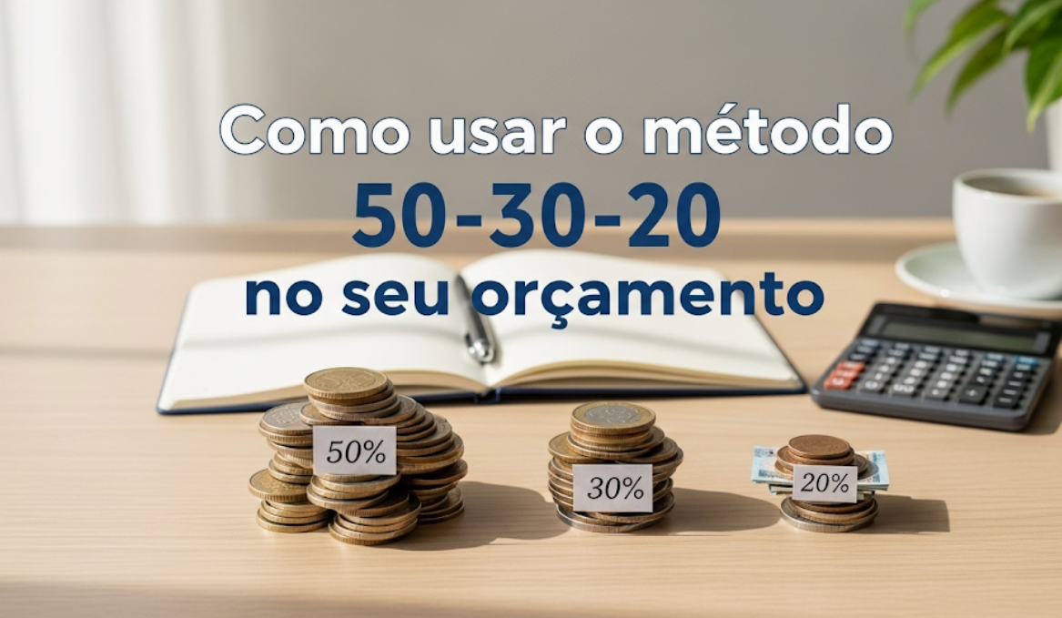 Como usar o método 50-30-20 no seu orçamento