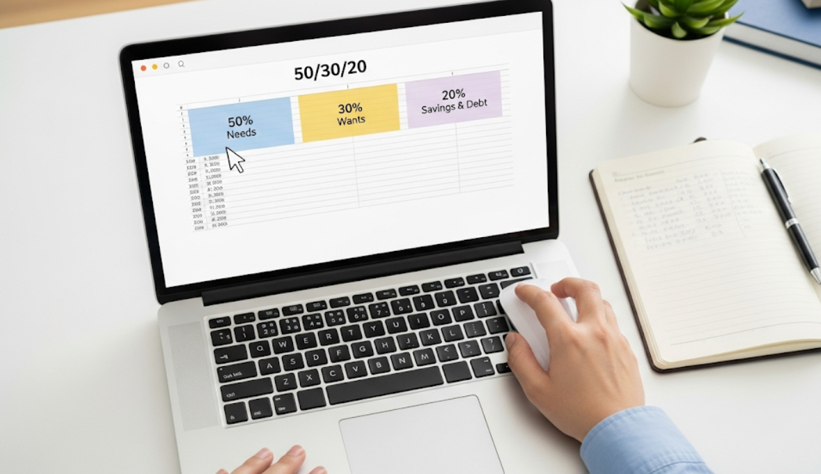 Como usar o método 50-30-20 no seu orçamento
