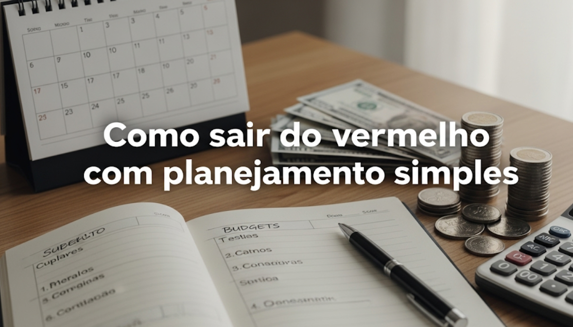 Como sair do vermelho com planejamento simples