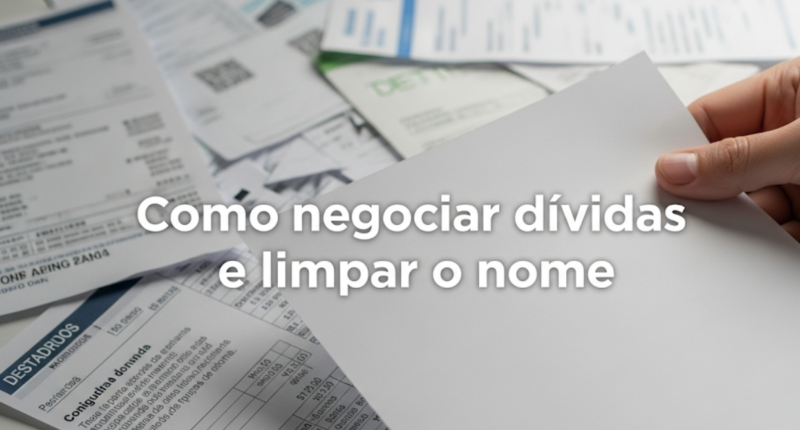 Como negociar dívidas e limpar o nome