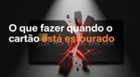O que fazer quando o cartão está estourado