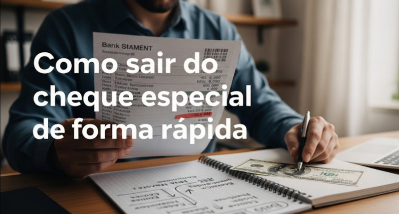 Como sair do cheque especial de forma rápida
