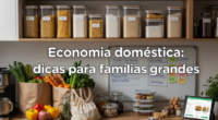 Economia doméstica: dicas para famílias grandes
