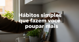 Hábitos simples que fazem você poupar mais