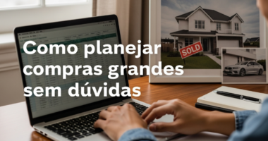 Como planejar compras grandes sem dívidas