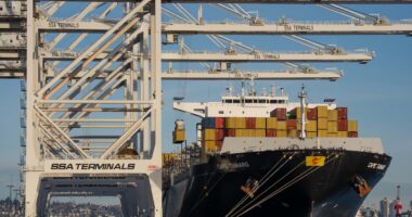 Comércio de mercadorias dos EUA atingiu déficit recorde em 2025, sob as tarifas de Trump