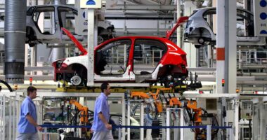 Produção de veículos em fevereiro recua 8,2% em um ano; vendas ficam estáveis