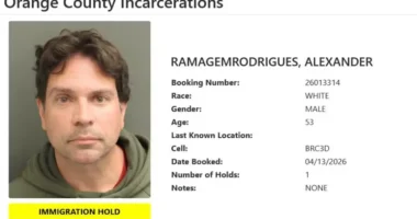 Governo dos EUA divulgam foto de Ramagem sob custódia do ICE
