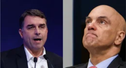 Flávio diz que Moraes faz advocacia administrativa e que mulher do ministro ganha para fingir que advoga