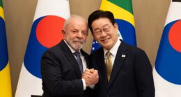 Presidente da Coreia do Sul faz visita ao Brasil para ampliar parceria estratégica