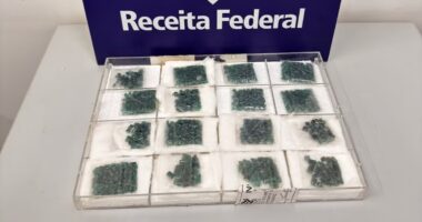 Próximo leilão da Receita Federal terá iPhone 17 por R$ 600, esmeraldas e mais